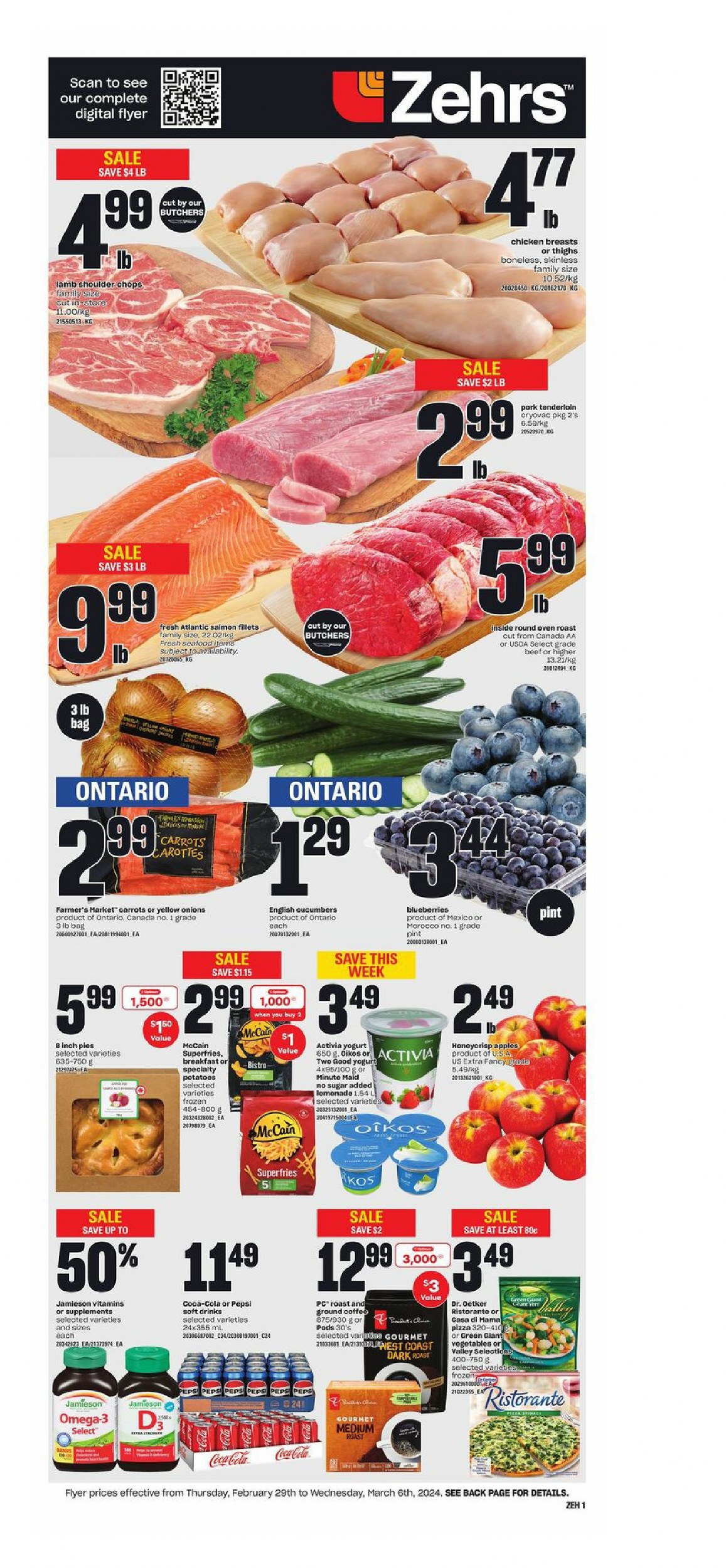 Zehrs Flyer March 21 March 27, 2024 Flyers Ads Canada
